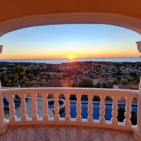 Villa With Fantastic Sea View Pool 23x12 Jacuzzi Calpe